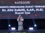 Bupati Siak Masuk Top 5 Bupati Pendukung Zakat Terbaik di Indonesia