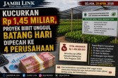 Dinas Pertanian Batang Hari Borong Bibit Tanaman Rp1,45 Miliar via E-Katalog