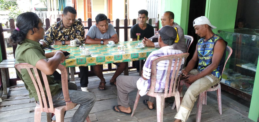 Cooling System, Bhabinkamtibmas Perigi Raja Sampaikan Himbauan Kamtibmas