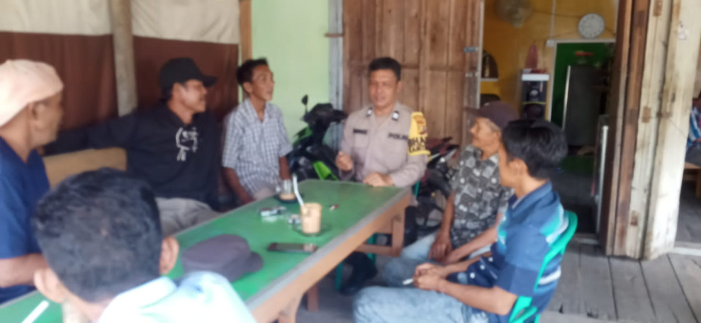 Jelang Pilkada, Bhabinkamtibmas Pusaran Ajak Warga Tetap Rukun