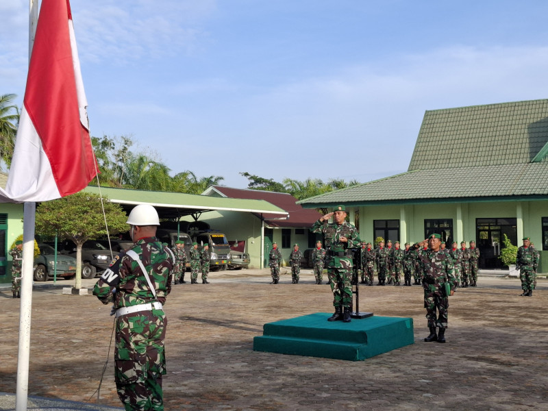 Tegas, Dandim 0314/Inhil Himbau Prajurit Jaga Netralitas TNI pada Pilkada 2024