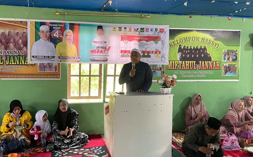 Haji Zainal: Kami Jatuh Hati Kepada Haji Herman Calon Bupati Inhil  Nomor Urut 4