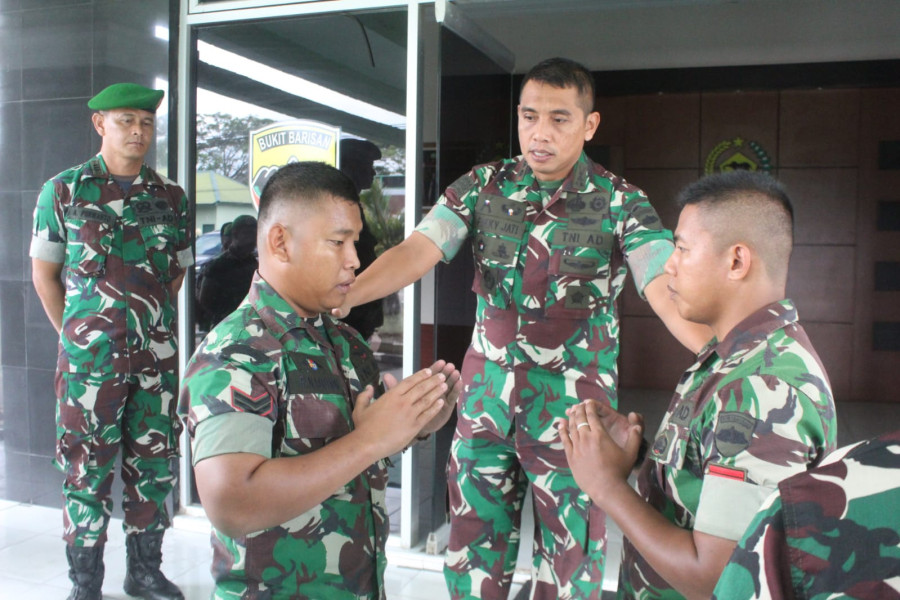 Ikuti Lomba Bela Diri Taktis, Belasan Prajurit Kodim 0314/Inhil Diberangkatkan ke Yonif 132/Bima Sakti