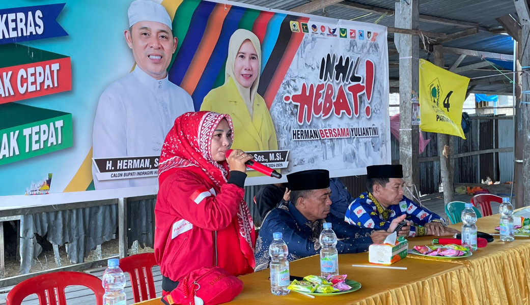 Ketua PSI Inhil Targetkan Haji Herman-Yuliantini Menang di Wilayah Kateman