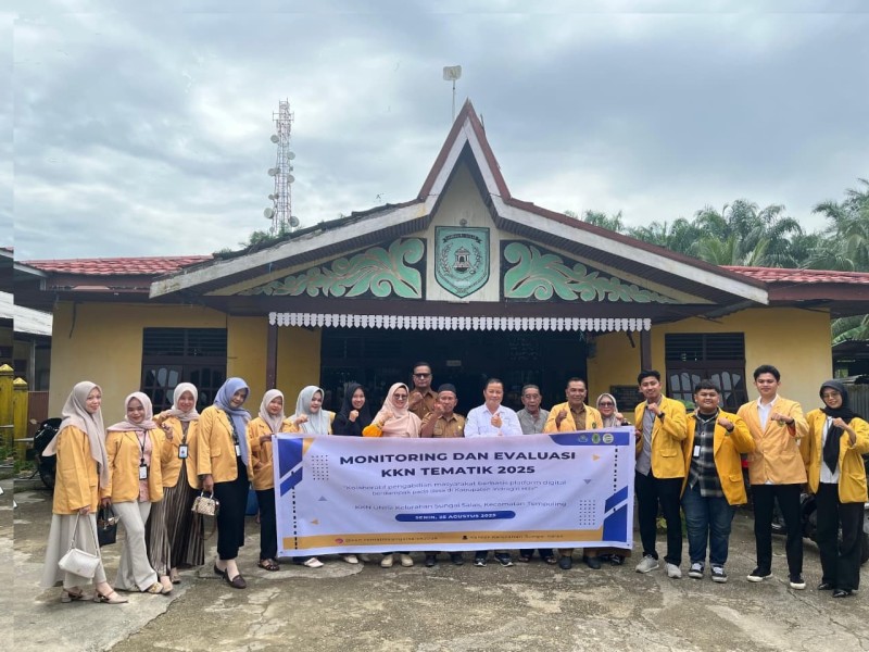 KKN UNISI 2025 Kelurahan Sungai Salak Gelar Monitoring, Evaluasi, dan Sosialisasi RPL