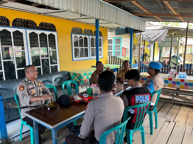 Polsek Kuindra Giat Berikan Himbauan Kamtibmas