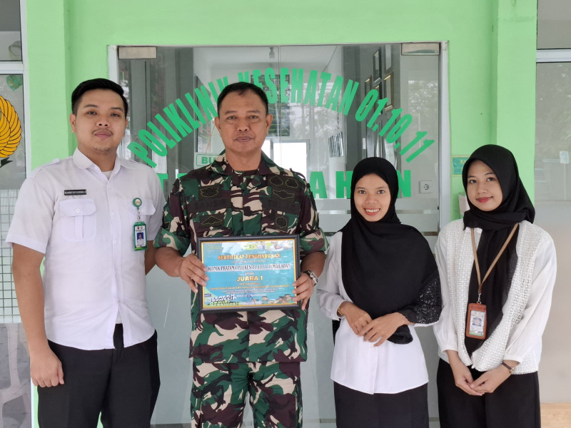 Mantap!! Polkes 01.10.11 Tembilahan Raih Juara Pertama Lomba Video Edukasi Tuberkulosis