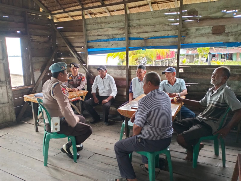 Cooling System, Personel Polsek Kuindra Sampaikan Himbauan Kamtibmas dan Pilkada Damai
