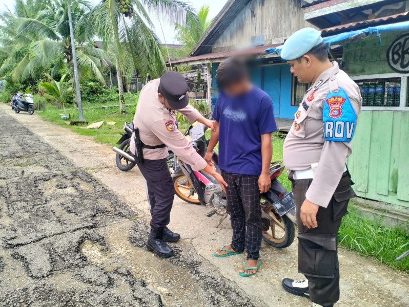 Polsek Kuindra Rutin Ciptakan Sitkamtibmas  Agar Kondusif