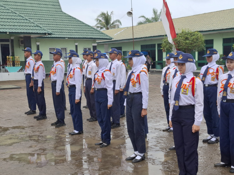 Meriahkan HUT TNI ke-79, Kodim 0314/Inhil Gelar Lomba PBB Tingkat Pelajar