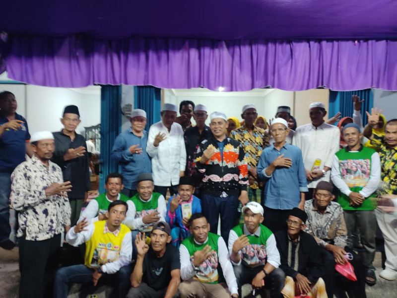 Dukungan Terus Mengalir, Warga Sapat Sepakat Dukung H Herman dan Yuliantini Nomor Urut 4