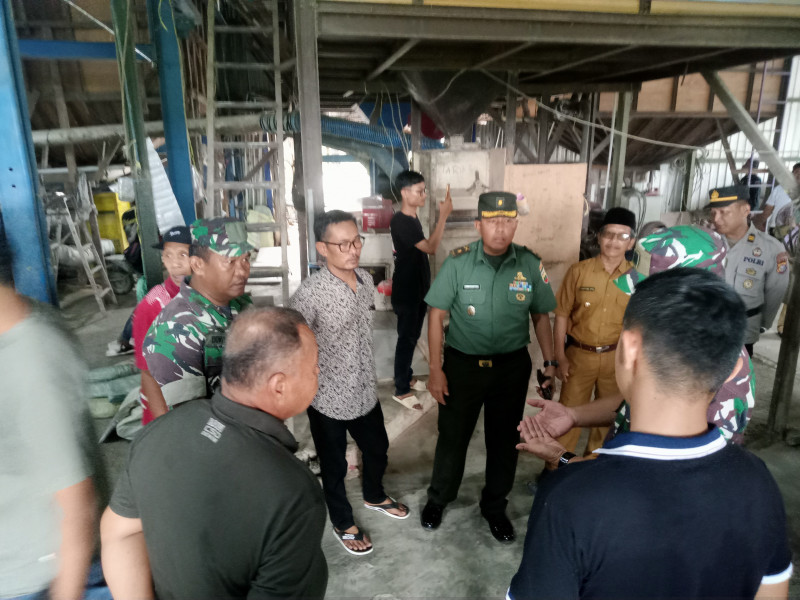 Wujudkan Pengolahan Beras Premium, Kodim 0314/Inhil dan Pemkab Datangkan Tim Mekanik Polisher dari Indramayu