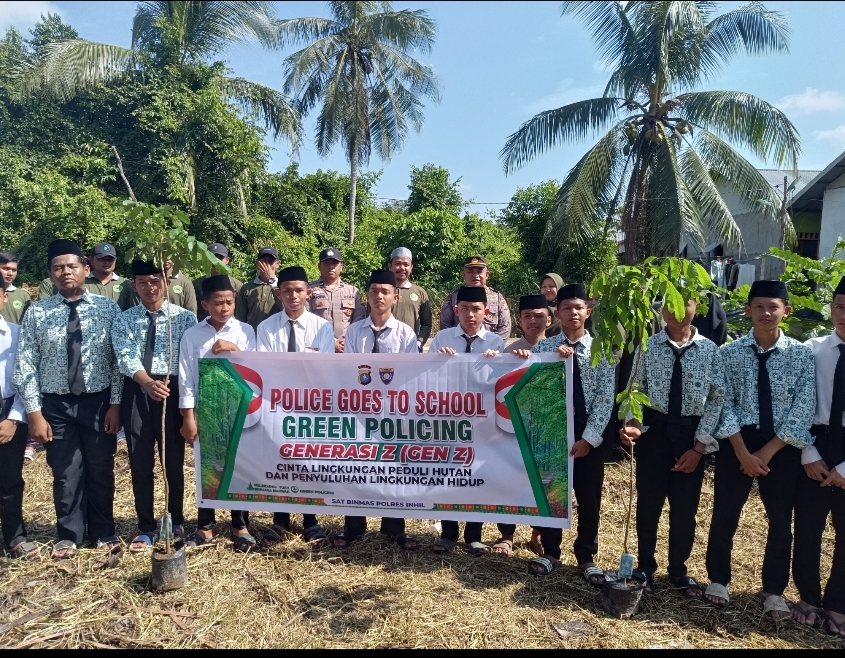 Polres Inhil Gelar Penyuluhan Gen Z Cinta Lingkungan
