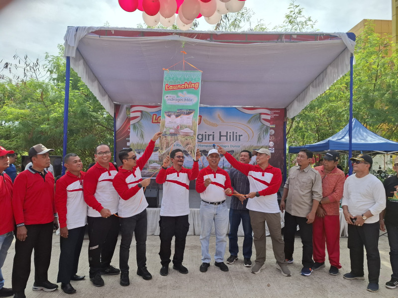 Tingkatkan Kesejahteraan Petani, Dandim 0314/Inhil dan Pemda Launching Beras Inhil