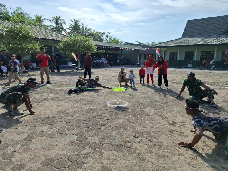 Meriahkan HUT RI ke-79, Kodim 0314/Inhil Gelar Berbagai Perlombaan