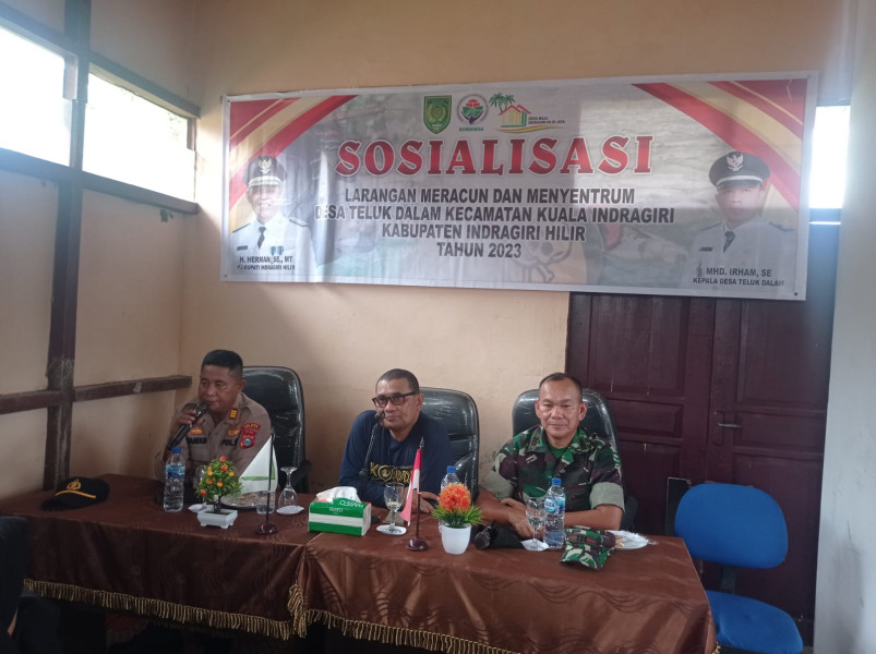 Polsek Kuindra Himbau Masyarakat Tak Gunakan Racun Saat Mencari Ikan
