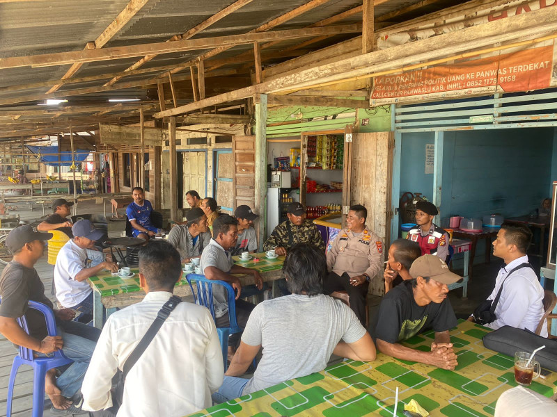 Silaturahmi Bersama Masyarakat, Polsek Kuindra Ajak Ciptakan Pemilu Sejuk