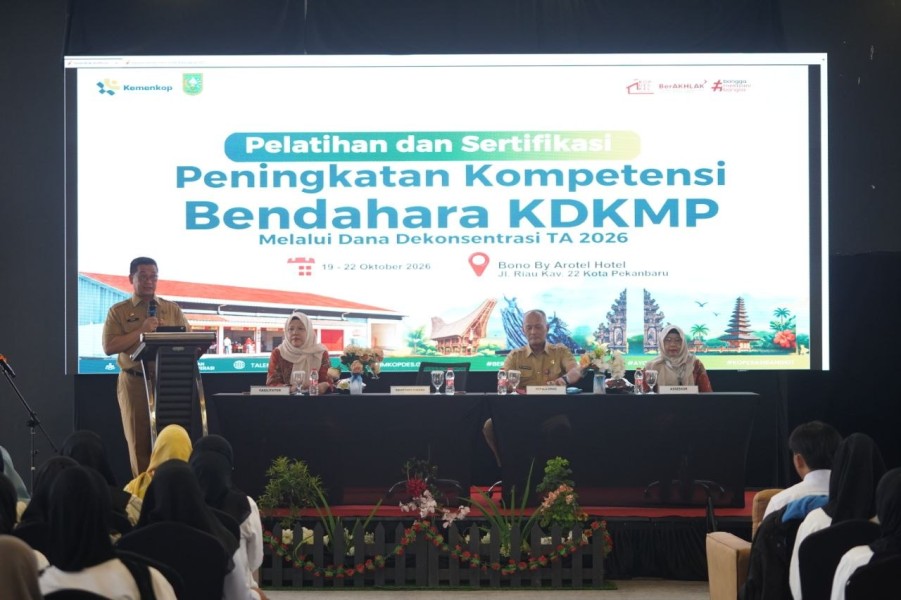 Riau Perkuat Kompetensi Bendahara Jelang Operasionalisasi KDKMP