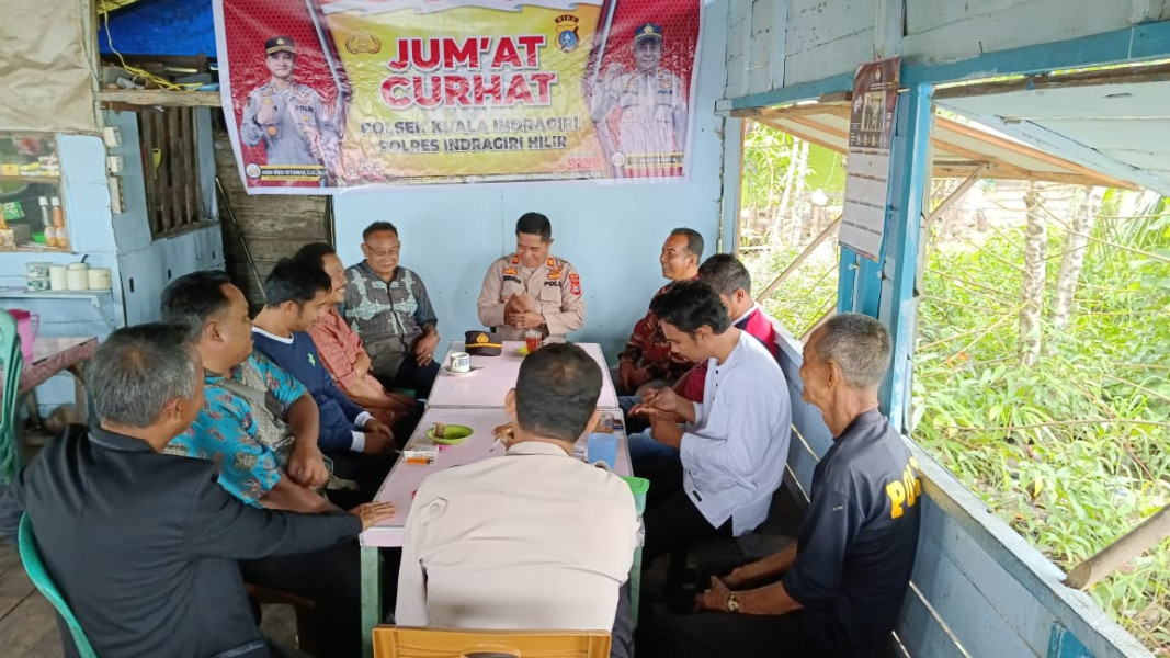 Jumat Curhat, Kapolsek Kuindra Tampung Aspirasi Masyarakat