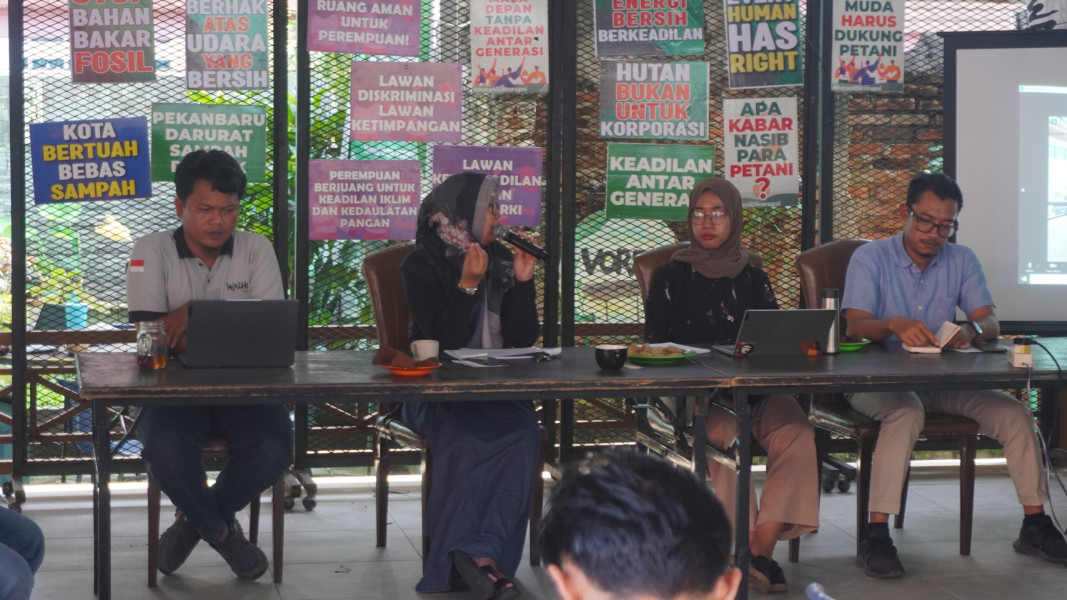 TLH WALHI Riau Serukan Bahu Membahu Menangkan Keadilan Ekologis di Tanah Melayu di Pemilu 2024