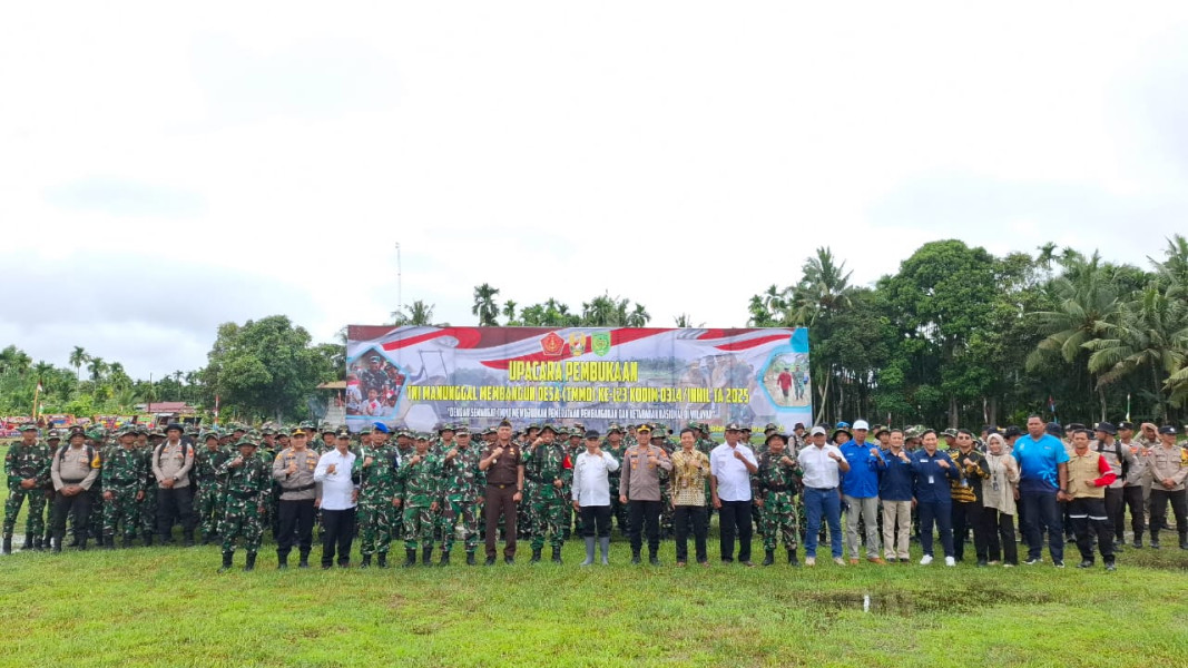 TMMD ke-123 Kodim 0314/Inhil Resmi Dibuka