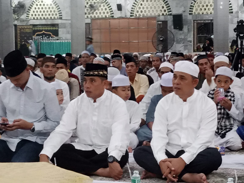 Dandim 0314/Inhil Bersama Fokopimda Inhil Hadiri Peringatan Isra Mi'raj 1445 H
