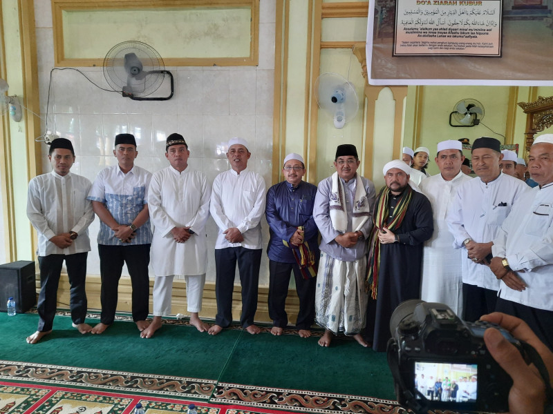 Dandim 0314/Inhil Hadiri Haul Syekh Abdurrahman Siddiq bin Muhammad Afif al Banjari ke-87