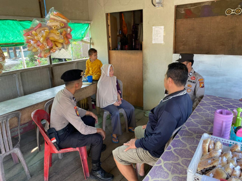 Polsek Enok Gencar Berikan Sosialisasi dan Himbauan Kamtibmas Kepada Masyarakat
