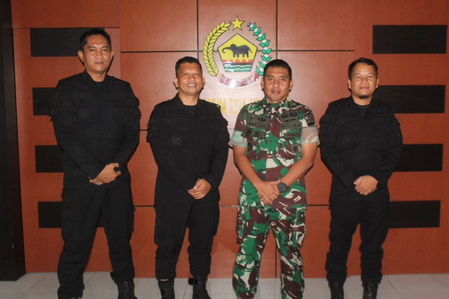 Tingkatkan Sinergitas, Dandim 0314/Inhil Terima Kunjungan Lapas Tembilahan