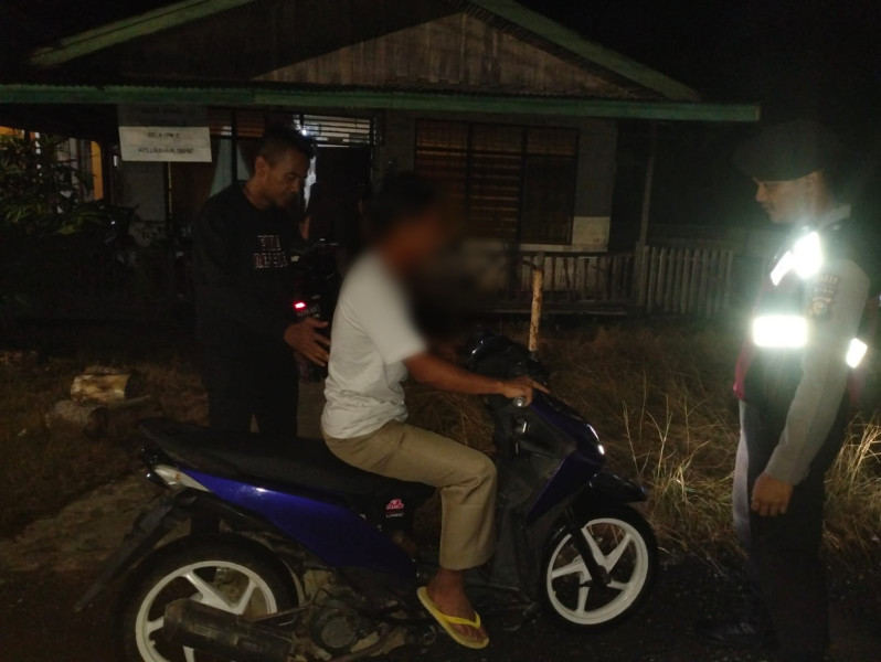 Antisipasi Gangguan Kamtibmas, Polsek Kuindra Giat Patroli Malam