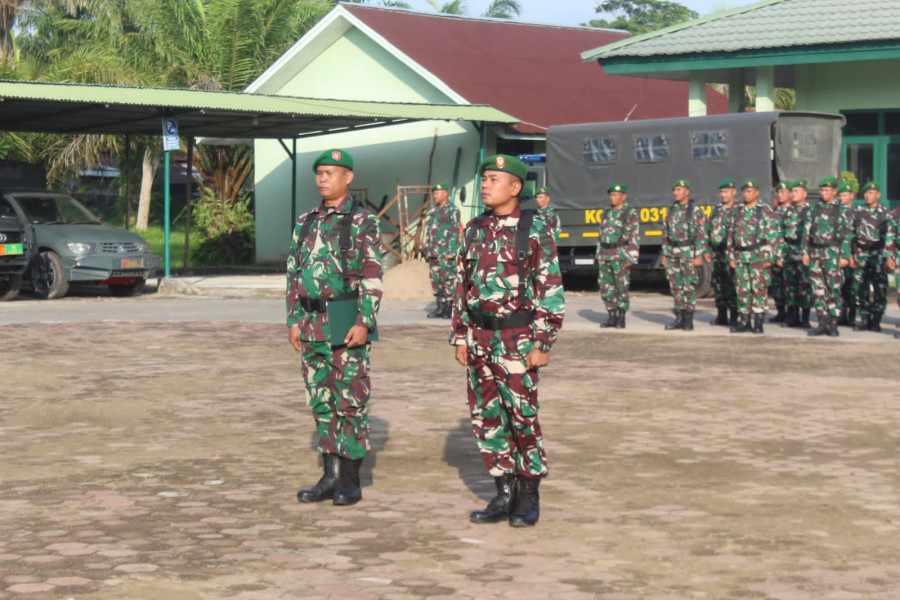 Tegas, Dandim 0314/Inhil Himbau Prajurit Fokus Tugas Pokok TNI dan Netral Pada Pemilu 2024