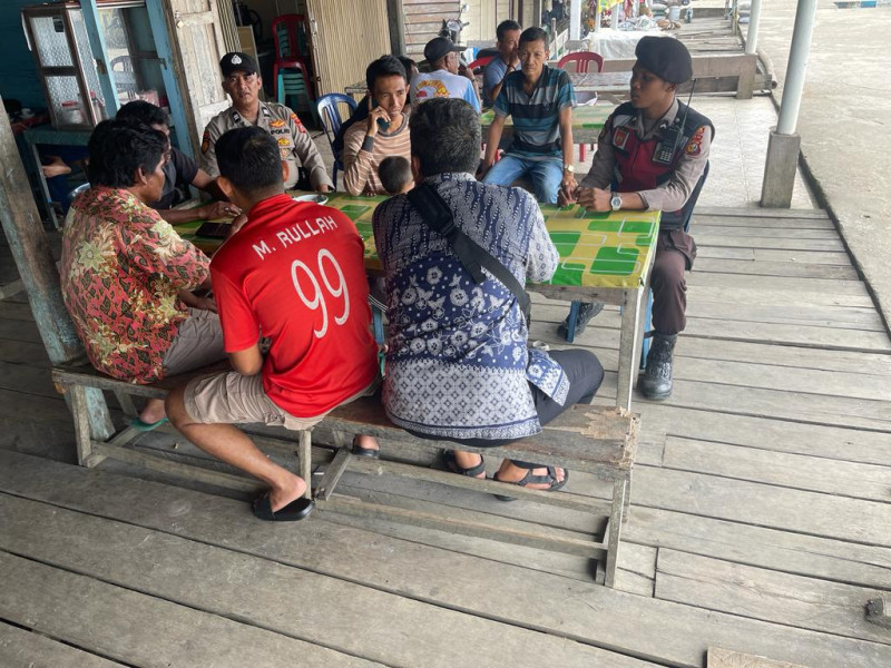 Cooling System, Personel Polsek Kuindra Sampaikan Himbauan Kamtibmas dan Pemilu Damai