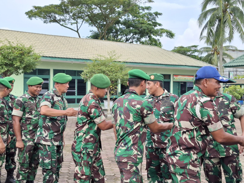 Dandim 0314/Inhil Gelar Halal Bi Halal Bersama Jajaran Kodim