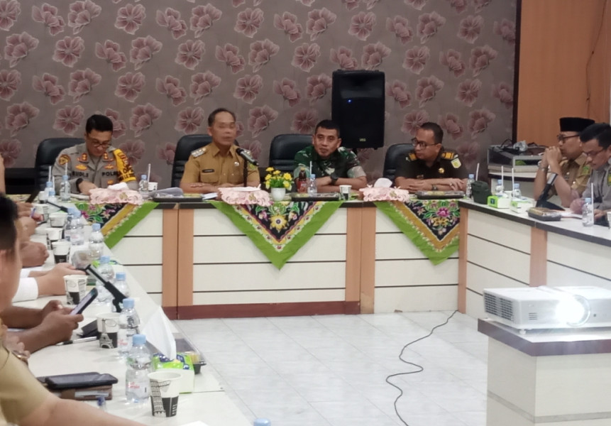 Dandim 0314/Inhil Hadiri Rakor Penanggulangan Bencana Hidrometeorologi