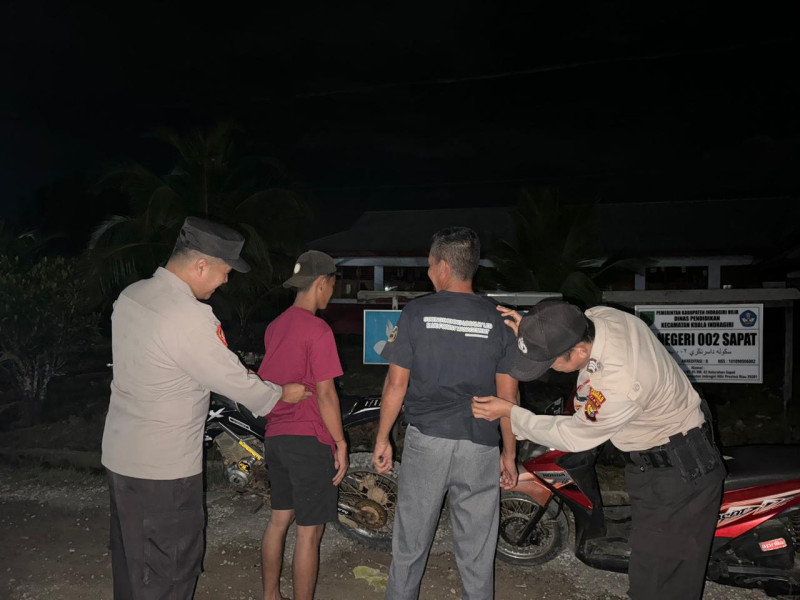 Jelang Pilkada, Personel Polsek Kuindra Tingkatkan Keamanan Malam