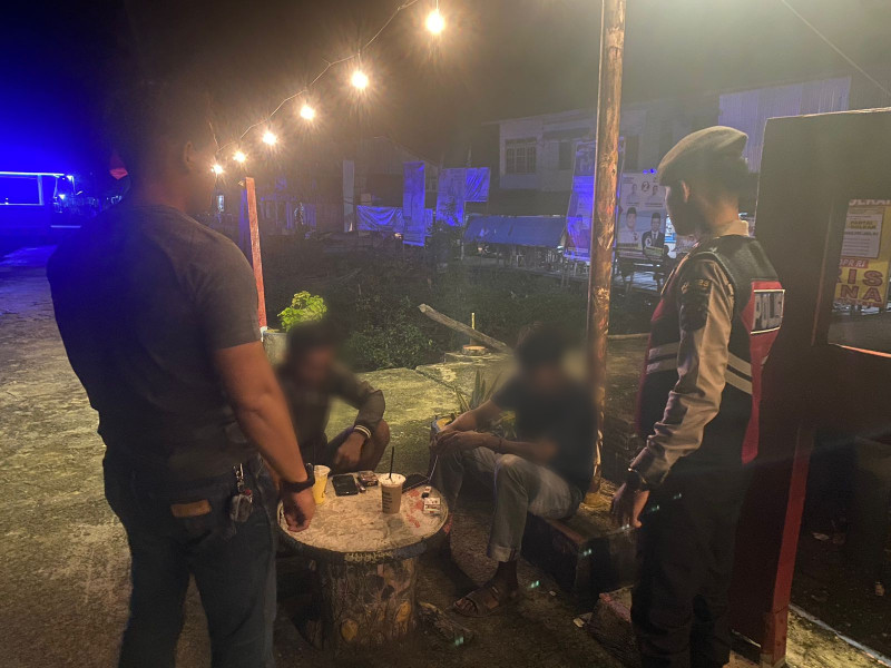 Berikan Rasa Aman, Personel Polsek Kuindra Giat Patroli Malam