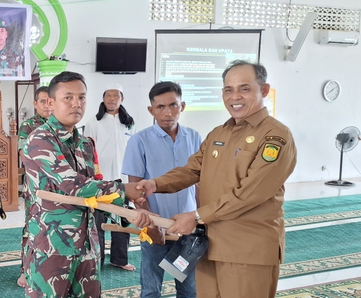 Wujudkan Beras Premium Perdana Inhil, Kodim 0314/Inhil dan Pemda Inhil Launching Project Optimalisasi Lahan