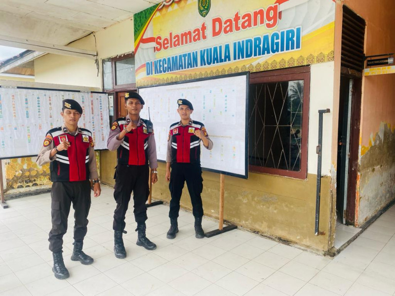 Antisipasi Gangguan Kamtibmas, Personel Polsek Kuindra Patroli Sambang ke Kantor Pemerintahan