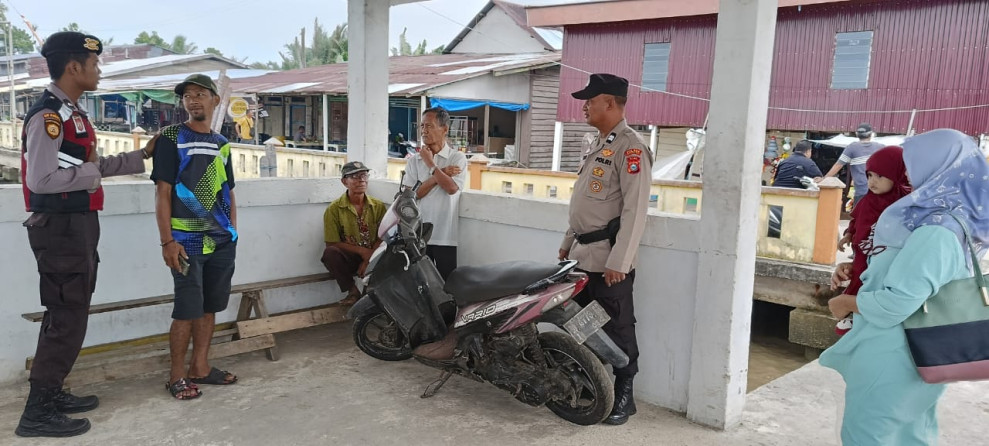 Polsek Kuindra Patroli Dialogis, Cegah Gangguan Kamtibmas