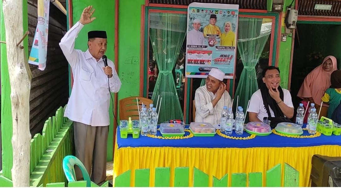 Rosman Malomo Ajak Masyarakat Dukung H Herman dan Yuliantini Nomor Urut 4