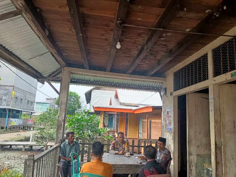 Cooling System, Bhabinkamtibmas Perigi Raja Ajak Masyarakat Jaga Sitkamtibmas