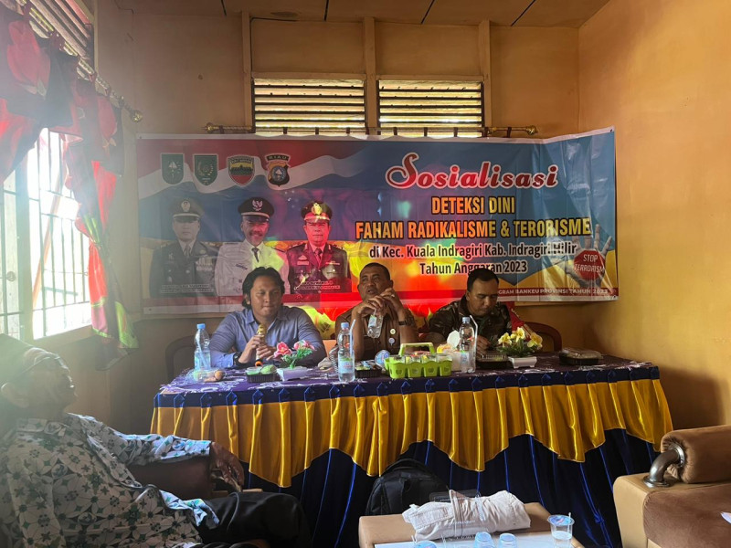 Polsek Kuindra Berikan Sosialisasi Penyalahgunaan Narkotika Kepada Masyarakat Desa Sungai Piyai