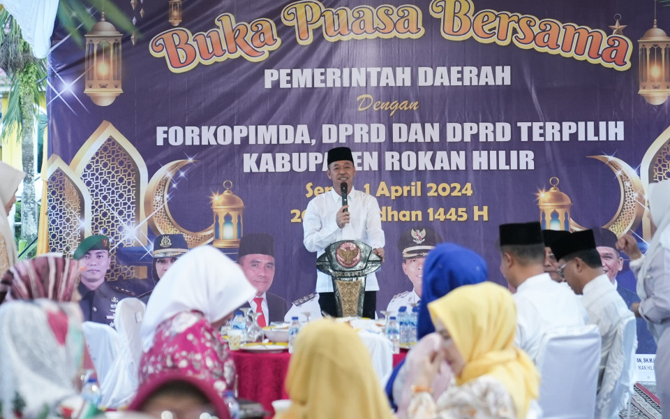 Pemkab Rohil Gelar Buka Puasa Bersama Forkompinda dan DPRD