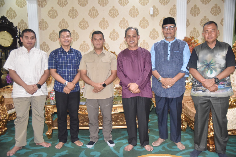 Kunker ke Inhil, Kasrem 031/WB di Sambut Pj Bupati