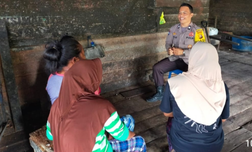 Cooling System, Bhabinkamtibmas Tanjung Lajau Ajak Ibu Ibu Wujudkan Pilkada Damai